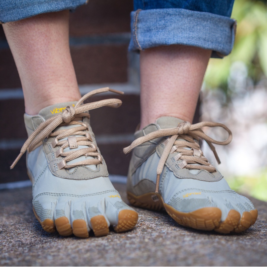 V-Trek Women's Khaki Gum Vibram